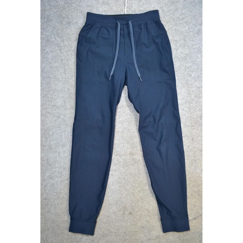 Lululemon ABC Jogger Pants Men S Blue Warpstreme Zip Pocket Athletic Gym LM5AOLS